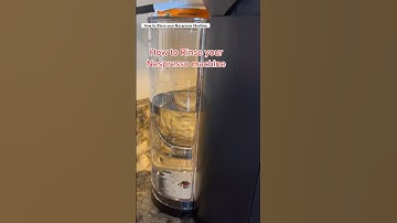 How To Rinse your Nespresso Machine #nespressovertuo #nespresso #howto