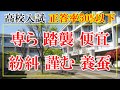 【正答率50%以下】全国の公立高校入試で正答率５０％以下の漢字読み取り 18問【難易度：★★★・・】
