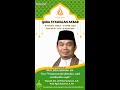 Quba syawalan akbar bersama ust dr h jazuli juwaini ma