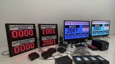 Queue Management System ( QMS ) with TV Display for Klinik Kesihatan Tanah Rata