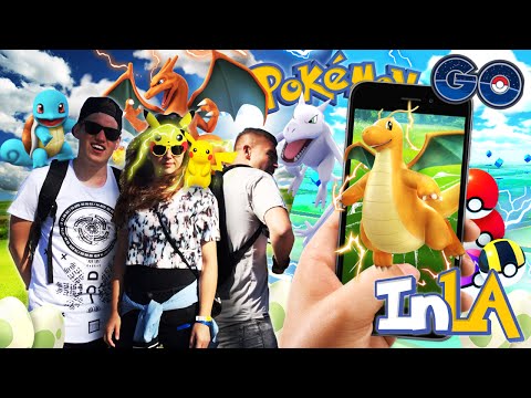 POKEMON VANGEN IN LOS ANGELES! The Place to catch them all - Pokémon GO (VLOG)