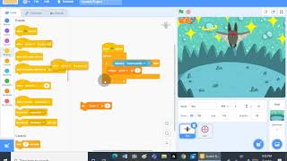 Scratch game for Beginners - Shooting the Bat with a score