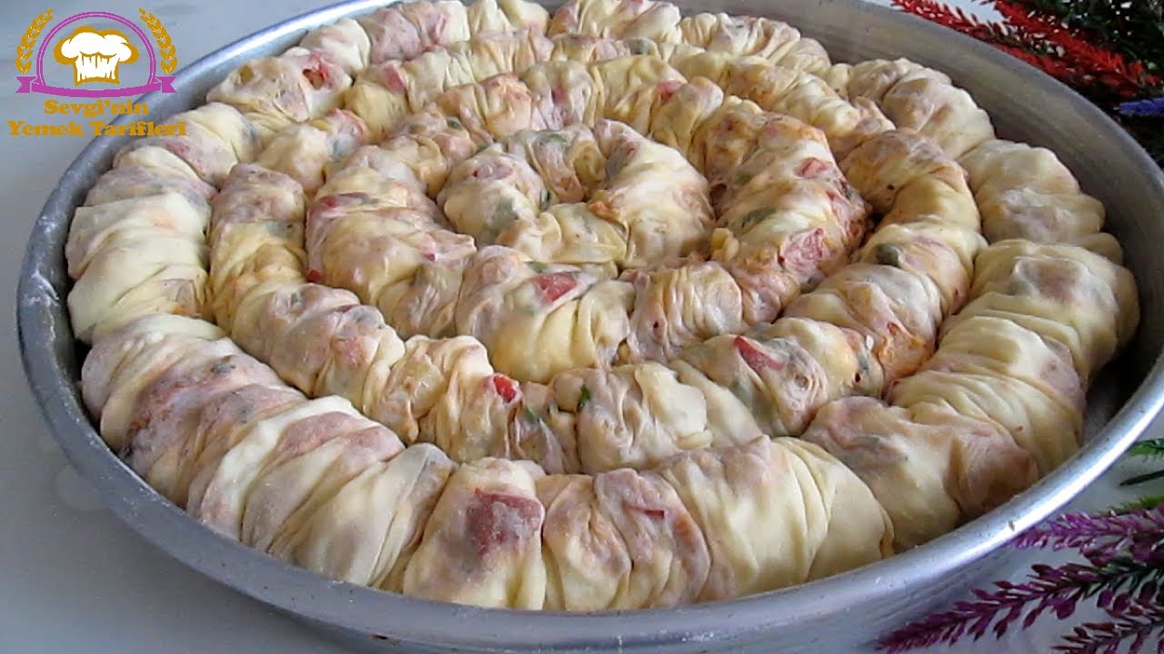 LEZZETTE SON NOKTA❗❗ PİŞMESİYLE BİTMESİ BİR OLDU❗ ???? EL AÇMASI PATATESLİ BURGU BÖREK TARİFİ⏫
