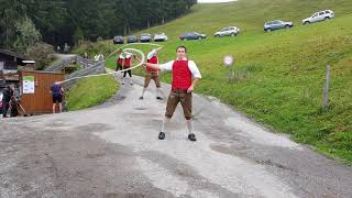 Aperschnalzen zum Almabtrieb Enzianhütte 08.09.2018