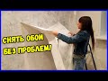 Как быстро снять виниловые или флизелиновые обои со стен (простой и дешёвый способ)