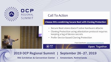 OCPREG19 - Using Secure-Boot on OCP NIC controllers to prevent supply-chain and hardware cloning att