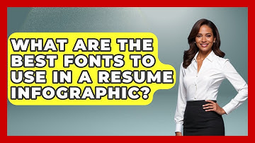 What Are The Best Fonts To Use In A Resume Infographic? - Graphic Design Nerd