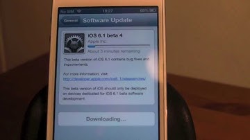 iOS 6.1 Beta 4 Now Available & First Look