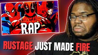 DAREDEVIL, SPIDER-MAN & DEADPOOL RAP | "RED 3" | RUSTAGE ft. Shwabadi & Connor Quest! (REACTION)