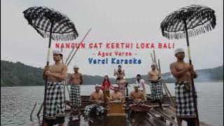AGUS VERON - Nangun Sat Kerthi Loka Bali (KARAOKE)