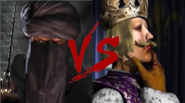 WHAT A BATTLE! Stronghold Crusader  I Phillip vs Caliph 1v1
