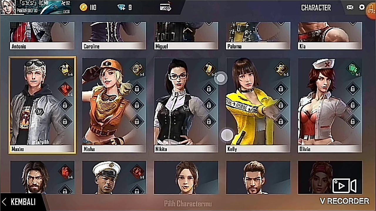 10 Set free fire terkeren dan tersangar 2020 - YouTube