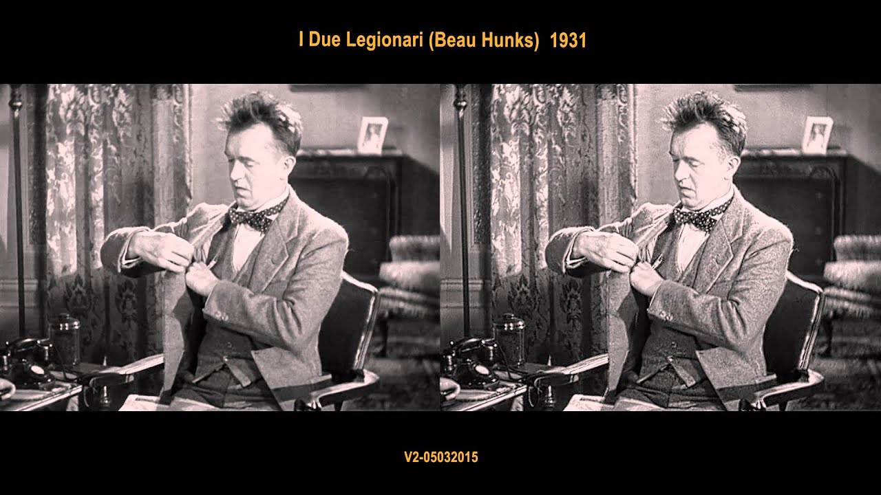 I Due Legionari (Beau Hunks) 1931 - comparison - YouTube