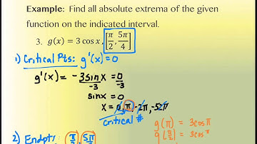 3.2 Maximum and Minimum Values (part 2)