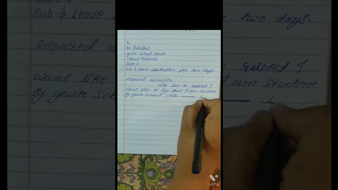 Sick leave application @application