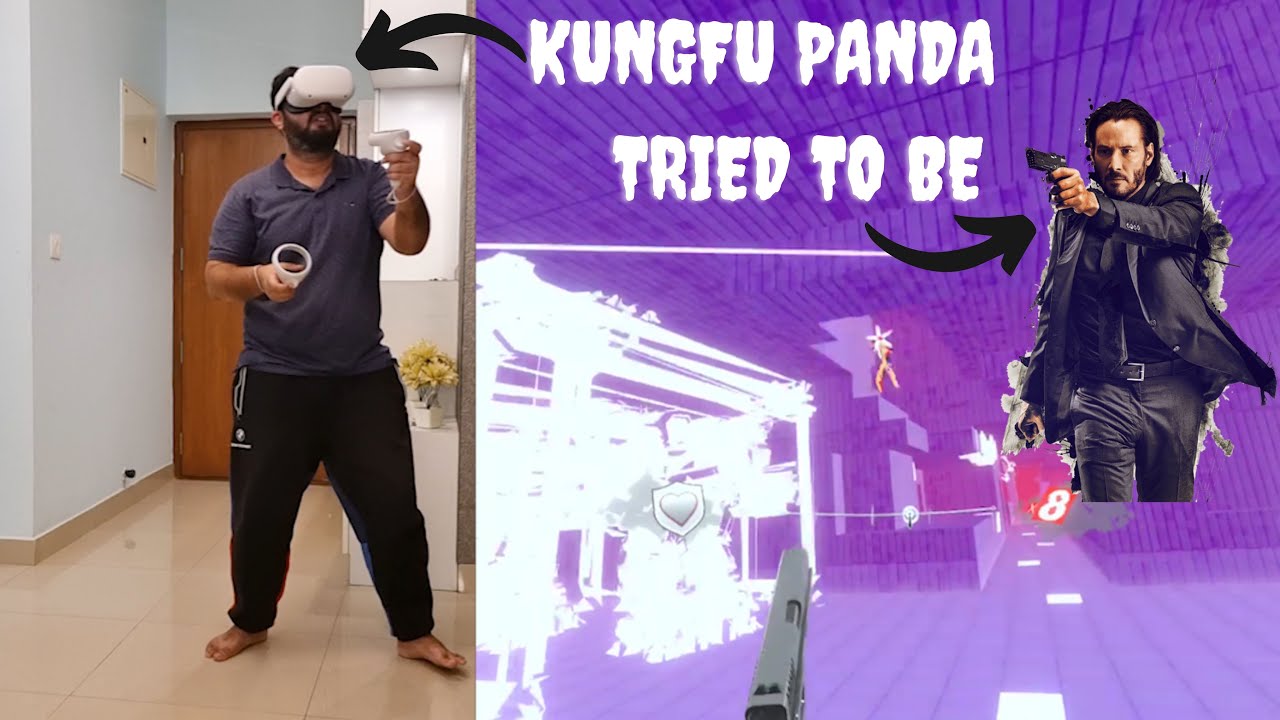 John Wick Shooting Game Pistol Whip Gameplay With Meta Quest 2 YouTube