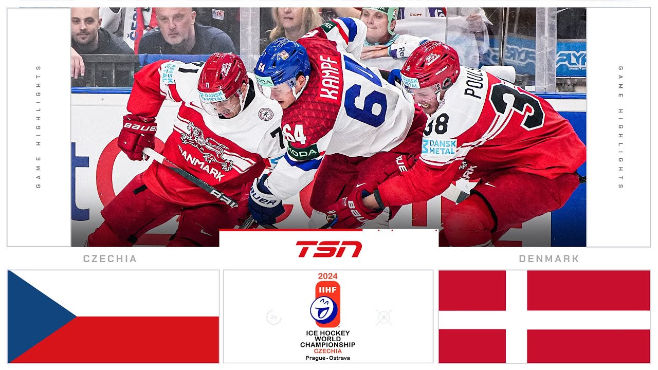 Czechia vs. Denmark Highlights | 2024 Men's World Hockey Championship