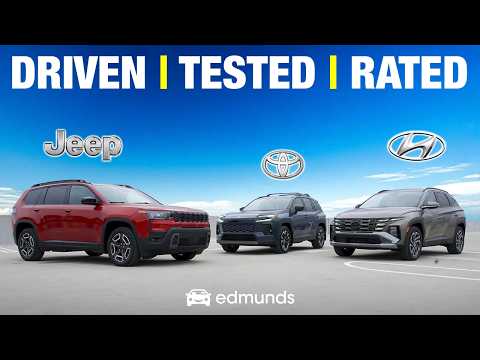 Thumbnail for New Hybrid Jeep Tested: Jeep Cherokee vs. Hyundai Tucson vs. Toyota RAV4
