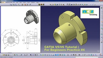 CATIA V5/V6 Tutorial | *NEW* FOR BEGINNERS OBJECT #4