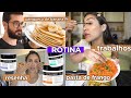 VLOGÃO da nova ROTINA, RECEITAS FIT PASTA de FRANGO e PANQUECA BANANA, RESENHA CREME NEUTROGENA...