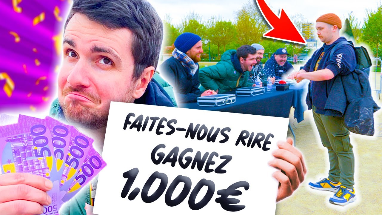 FAITES MOI RIRE, GAGNEZ 1000€ (ces gens sont des génies)