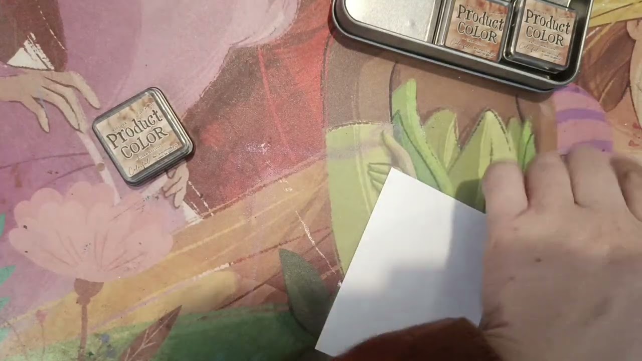 Ouverture calendrier de l'avent case 10 plus petit nuancier encre 