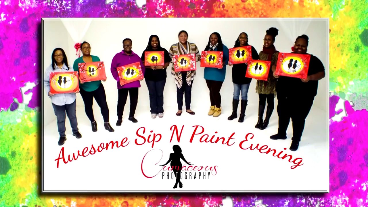 Sip N Paint Video Dec 10th YouTube