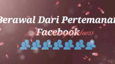 Cinta mayaku sampai ke pelaminan love you