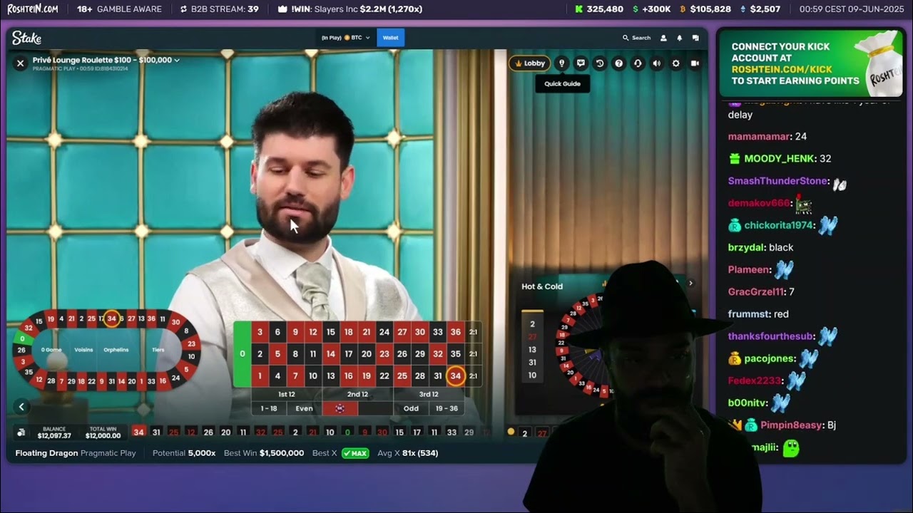 ROSHTEIN gets screwed with Roulette - Stream Highlights