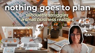 My Silhouette Totally Failed Me This Week ✿ Small Business Studio Vlog 50