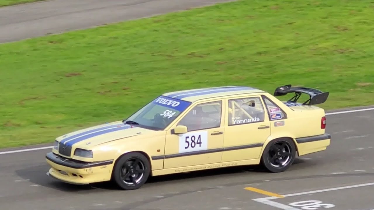 Volvo 850 R Racing 1995 Volvo 850 T-5R racecar at Manfeild | 5 cylinder turbo sound - YouTube