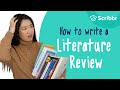 How to write a literature review 3 minute stepbystep guide  scribbr 