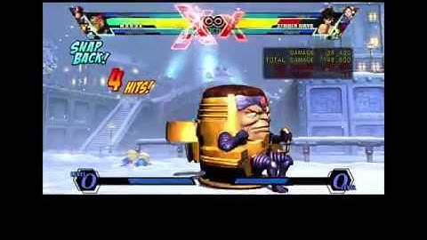 UMVC3 M.O.D.O.K Jamming Bomb Combos with Hawkeye
