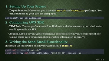 How to Send Emails Using AWS SES from Your Alexa Skill