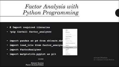 Factor Analysis Through Python Part 2