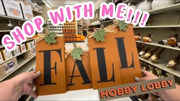 ASMR 🍁HOBBY LOBBY Shop With Me | Whispered Voiceover & Relaxing Fall Decor for Sleep