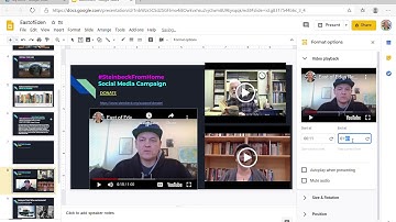 How to Insert Youtube video to Google slides - Google slides for Teachers transitioning online