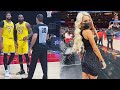 LeBron vs Courtside Karen