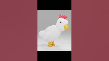 Chicken Banana Animation #3danimation #blender #funny