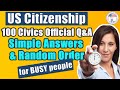 2020 US Citizenship Test for Busy People  Official USCIS 100 Civics Questions & Answers Random Order