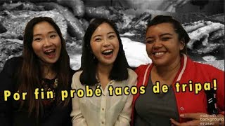 TACOS DE TRIPA! PROBÁNDOLOS POR PRIMERA VEZ!! (ft. Somos Unnies) ♥  soojungcita