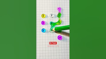 Vẽ một đường nối số (5)  #shorts #iqtest #quiz #games #test #questions