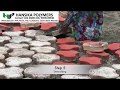 How to Make Paver Block using Moulds Rubber Paver Mould for Concrete Paver