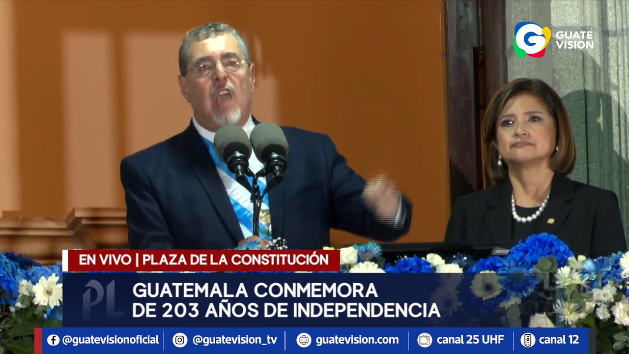 Guatemala inicia conmemoración de 203 años de Independencia - YouTube