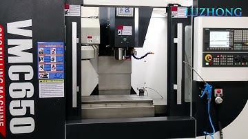 Vmc650 cnc milling machine with 125mm 4th axis