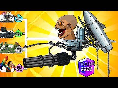 Видео: Transformers Tank: Monster Spider VS Mega Tank | Cartoon about tanks | Arena Tank