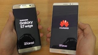 Samsung Galaxy S7 Edge vs Huawei Mate 8  Speed Test (4K)