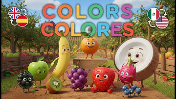 🌈Colors Colores 🎵 | Learn Colors in English & Spanish | Fun Kids Song by LullaVybe