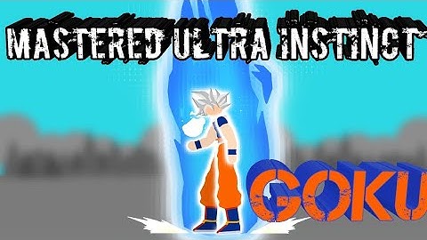 Masterd Ultra Instinct Goku animation (practice mode) | Made with sticknodes