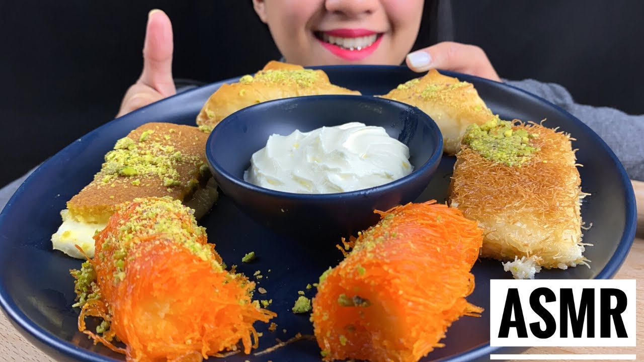 ASMR ARABIC SWEETS (EATING SOUNDS) NO TALKING | VEE ASMR